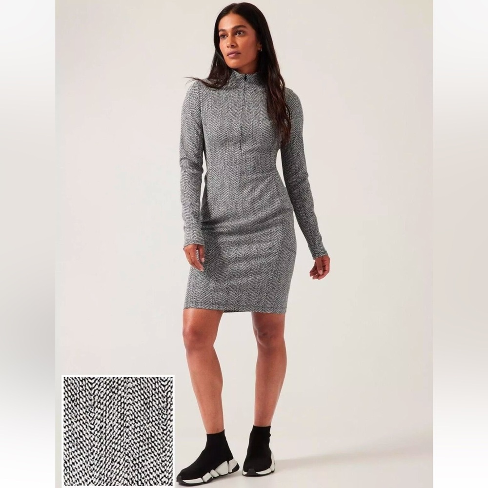 Athleta ‘Delancey’ Zippered Stretch Knit Dress - 1X